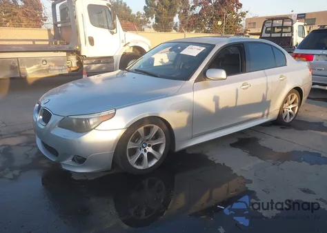 2007 BMW 550I z USA, uszkodzony, nr VIN WBANB535X7CP08735